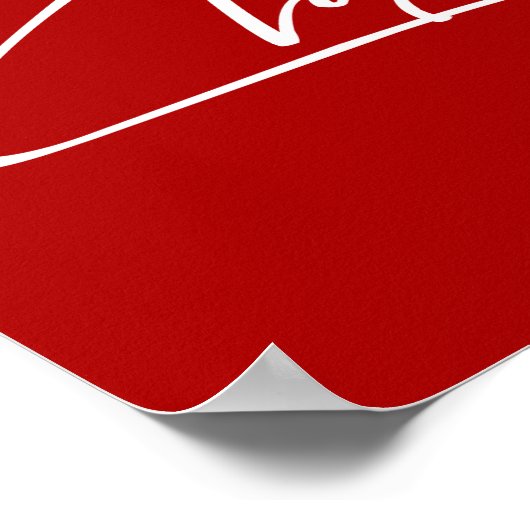 Nostalgische feestdag voor feestelijke feestdagen  poster (Hoek)