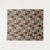 Nostalgische  feestdag wandkleed (Voorkant (horizontaal))