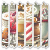Nostalgische feestelijke Drinken Washi Tape Planne Sticker (Voorkant)