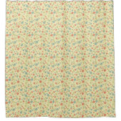 Nostalgische Florals Bath Mat 3 mat. Douchegordijn (Voorkant)