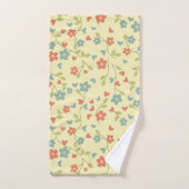 Nostalgische Florals Bathroom Towels set Bad Handdoek (Handdoek)