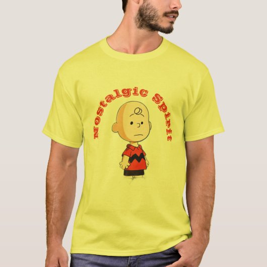 Nostalgische geest: Charlie Brown ontmoet Miyazaki T-shirt (Voorkant)