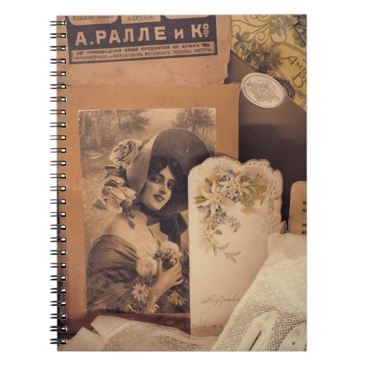 Nostalgische glamour:  Russische portretten. Notitieboek (Voorkant)