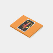 Nostalgische Goede Heksen en haar Kat Halloween Post-it® Notes (Schuin)