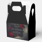 Nostalgische gotische liefde Verjaardag Bedankdoosjes (Geopend)