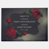 Nostalgische gotische liefde Verjaardag Magneet (Voorkant)