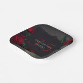 Nostalgische gotische liefde Verjaardag Papieren Bordje (Gebogen)