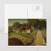 Nostalgische Grant Bossen Briefkaart voor schilder (Voorkant / Achterkant)