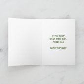 Nostalgische groene strepen kaart (Binnen)