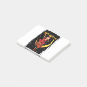 Nostalgische Halloween Goede Heks en haar Kat Post-it® Notes (Schuin)