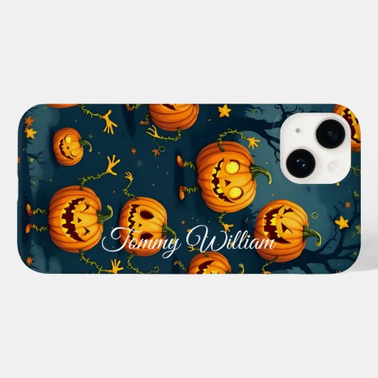 nostalgische Halloween pompoen Case-Mate iPhone Case (Achterkant (horizontaal))