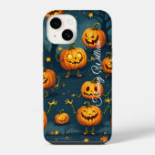 nostalgische Halloween pompoen iPhone Hoesje (Achterkant)
