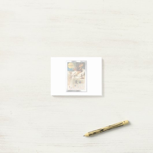 Nostalgische Halloween-slaapgoblin en feeën Post-it® Notes (Op bureau)