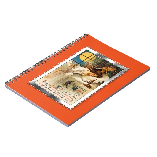 Nostalgische Halloween-slaapgoblinnen en -feeën Notitieboek (Linkerzijde)