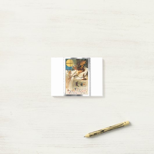 Nostalgische Halloween-slaapgoblinnen en -feeën Post-it® Notes (Op bureau)