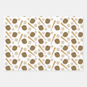  nostalgische honkbal-sport inpakpapier vel (Voorkant 3)