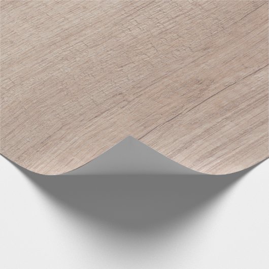 Nostalgische houten look elegante rustieke Natuur  Cadeaupapier (Hoek)
