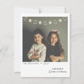 Nostalgische Instant Foto Kerstkaart (Voorkant)