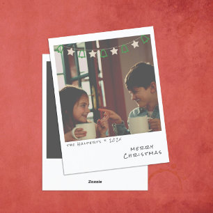 Nostalgische Instant Foto Kerstkaart