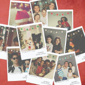 Nostalgische Instant Foto Kerstkaart