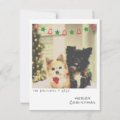 Nostalgische Instant Foto Kerstkaart (Voorkant)