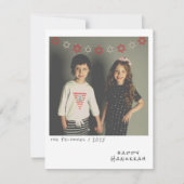 Nostalgische Instant Photo Chanoeka Holiday Kaart (Voorkant)