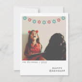 Nostalgische Instant Photo Chanoeka Holiday Kaart (Voorkant)