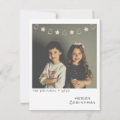 Nostalgische Instant Photo Christmas Kaart (Voorkant)
