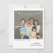 Nostalgische Instant Photo Christmas Kaart (Voorkant)