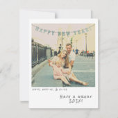 Nostalgische Instant Photo Nieuwjaarskaart Feestdagenkaart (Voorkant)