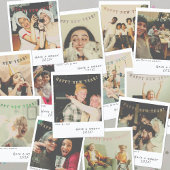 Nostalgische Instant Photo Nieuwjaarskaart Feestdagenkaart