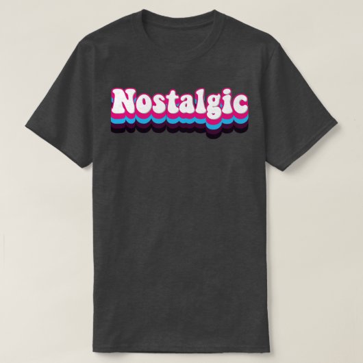 Nostalgische jaren 80 t-shirt (Design voorkant)