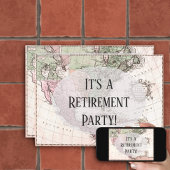 Nostalgische  kaart van de Amerikaanse Pensioenpar