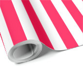 Nostalgische Kerst Classic Sjabloon Rood Wit Cadeaupapier (Rol Hoek)