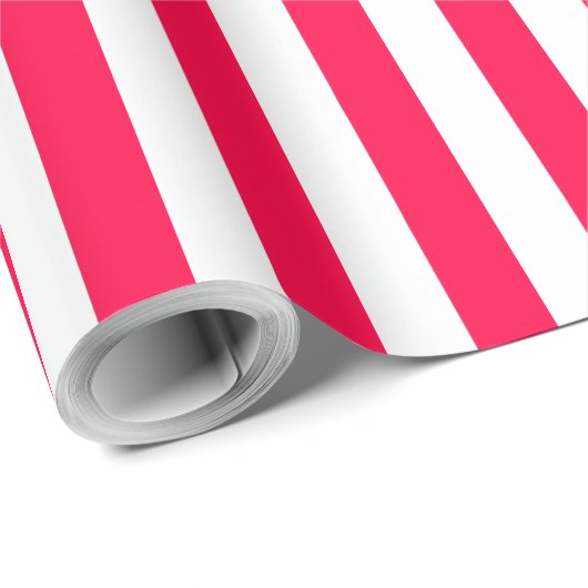 Nostalgische Kerst Classic Sjabloon Rood Wit Cadeaupapier (Rol Hoek)