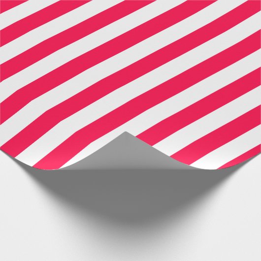 Nostalgische Kerst Classic Sjabloon Rood Wit Cadeaupapier (Hoek)