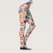  nostalgische kerst met funky retro groovy leggings (Rechts)