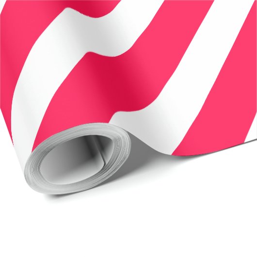 Nostalgische Kerst Sjabloon Rood Wit Gestreept Cadeaupapier (Rol Hoek)