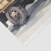 Nostalgische kerstboom Boerderij Delight Tissuepapier (Detail)