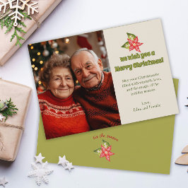 Nostalgische kerstfoto Traditionele vakantie Schat Feestdagenkaart