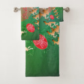 Nostalgische Kerstman Badhanddoek Set Bad Handdoek (Insitu)