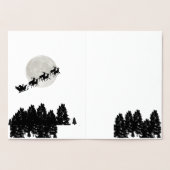 Nostalgische Kerstman Folie Kaarten (Binnen)