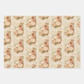 nostalgische kerstman inpakpapier vel (Voorkant)