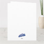 Nostalgische Kerstman Kaart (Achterkant)