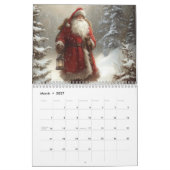 Nostalgische Kerstman kerstfeest het hele jaar doo Kalender (Mar 2027)