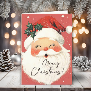 Nostalgische Kerstman Vrolijk Kerstfeest Feestdagen Kaart
