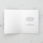 Nostalgische kerstman Vrolijk kerstfeest gepersona Feestdagen Kaart (Binnen)