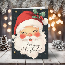 Nostalgische Kerstman Vrolijk Kerstfeest