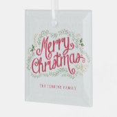 Nostalgische kerstversieringen glas ornament (Voorkant links)