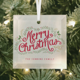 Nostalgische kerstversieringen glas ornament